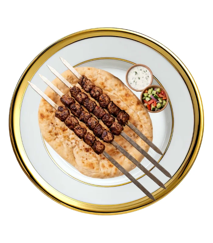 Lamb Tikka Kebab with Naan