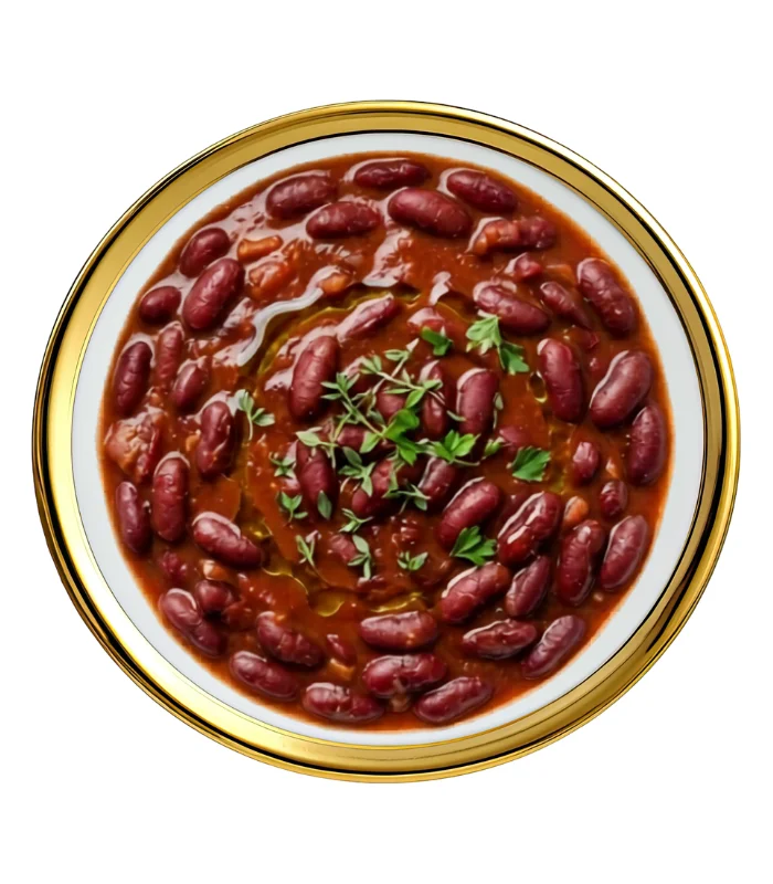 Lobya With Bread & Salad (Bean Curry)